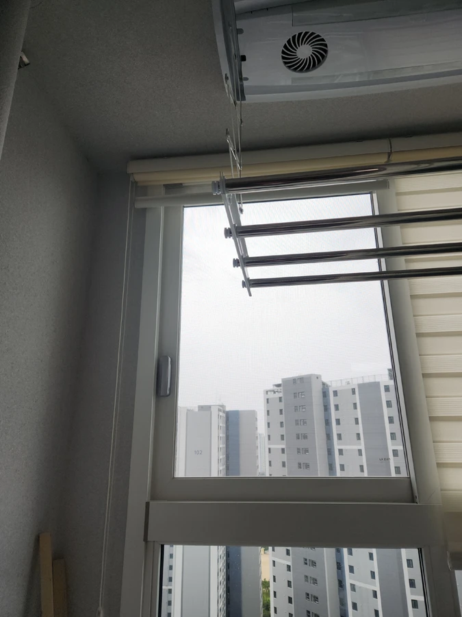 아파트 베란다 창문환풍기설치