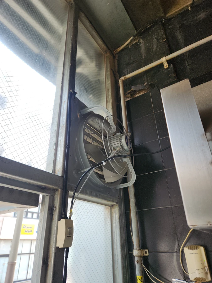 음식점 주방 환기덕트 정비